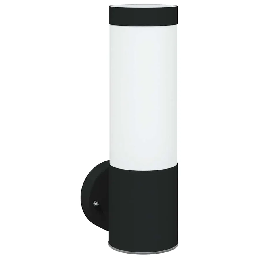 Applique Murale Extérieure 2 pcs Noir 12 x 8,5 x 27 cm - 4