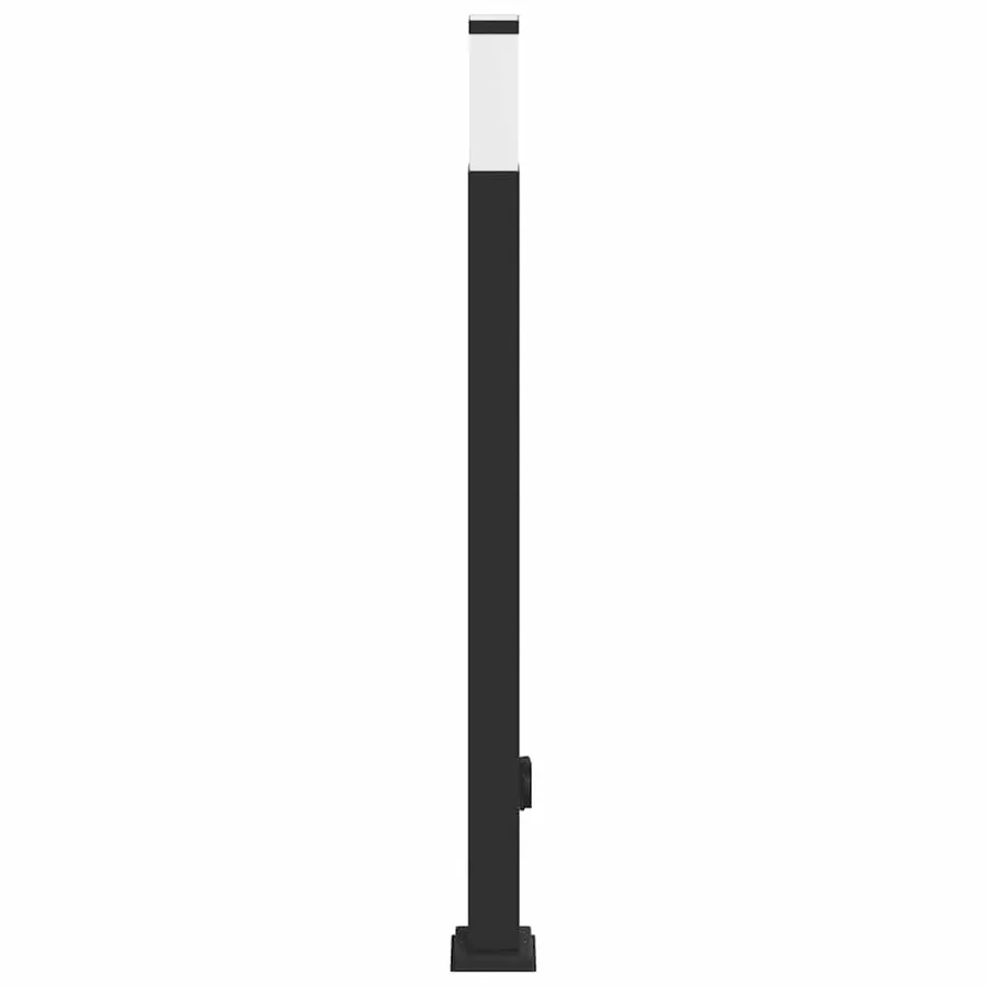 Borne lumineuse avec sortie 110 cm Noir IP44 - 4