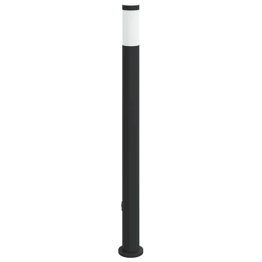 Borne lumineuse avec détecteur et prise 110 cm acier inoxydable IP44 - 5