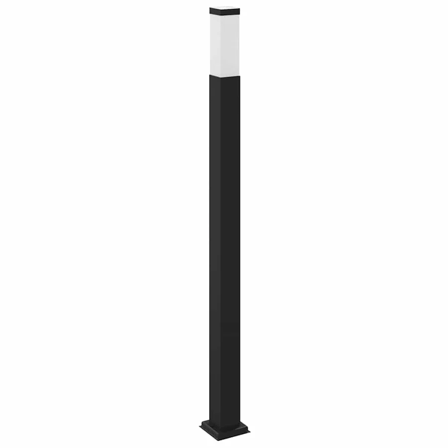 Borne lumineuse avec capteur et prise 110 cm Noir IP44 - 5