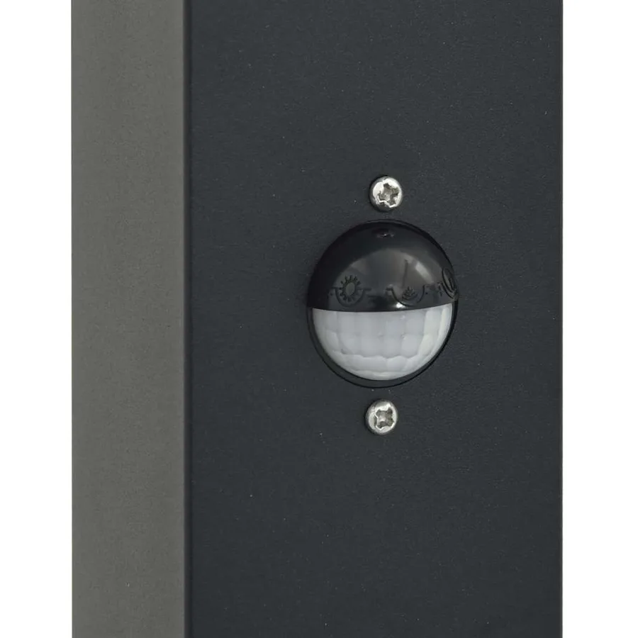 Borne lumineuse avec capteur et prise 110 cm Noir IP44 - 8