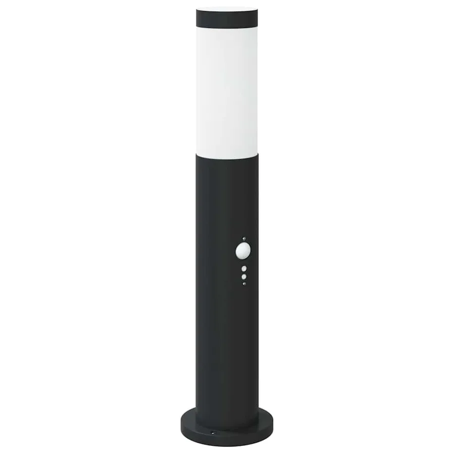 Bornes lumineuses avec détecteur lot de 3 50 cm acier inoxydable IP44 - 4