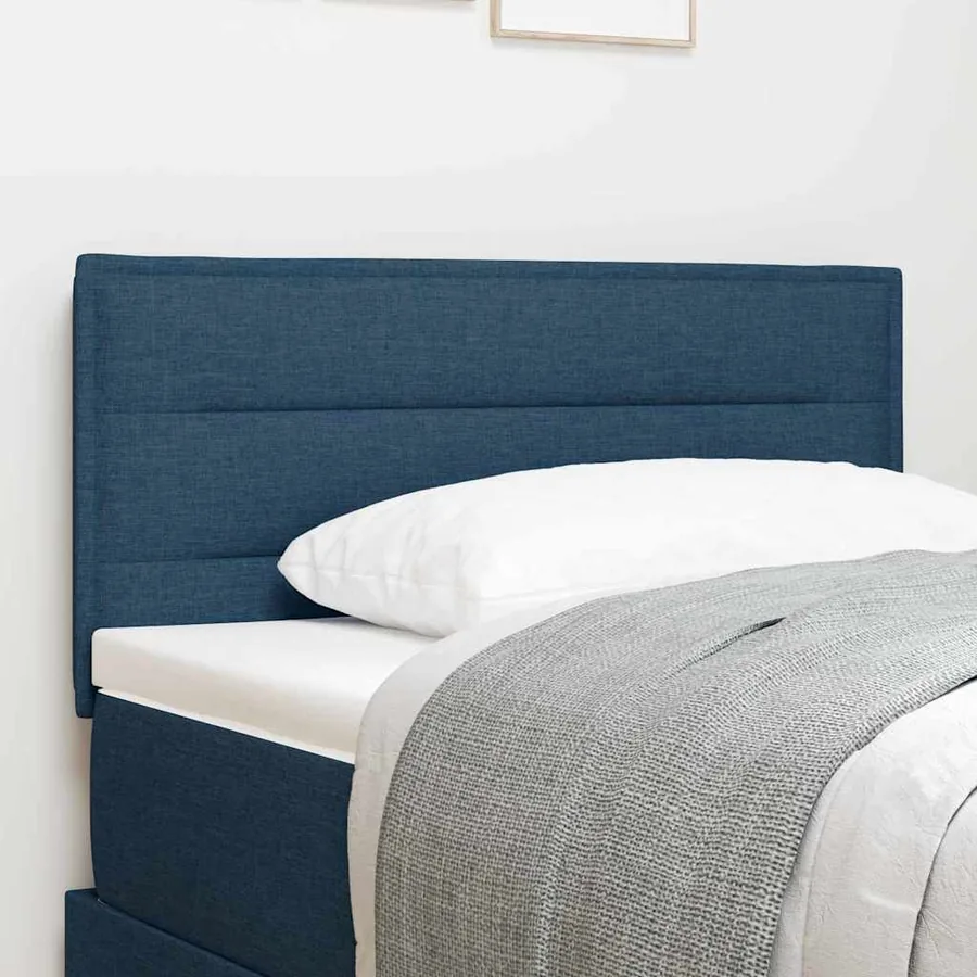 Tête de lit LED avec bandes LED Bleu 100 cm tissu