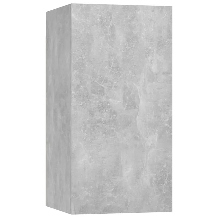 Ensemble de meubles TV 8 pcs Gris béton Bois d'ingénierie - 7
