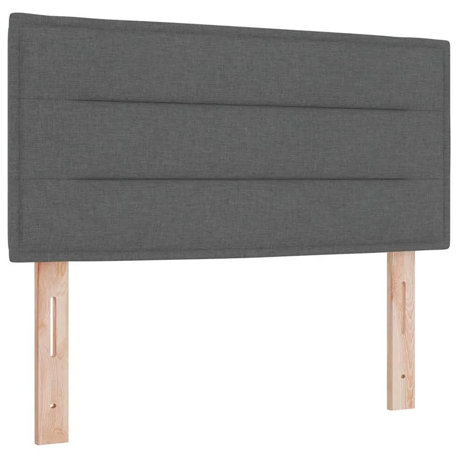 Tête de lit Gris foncé 90 cm tissu - 2