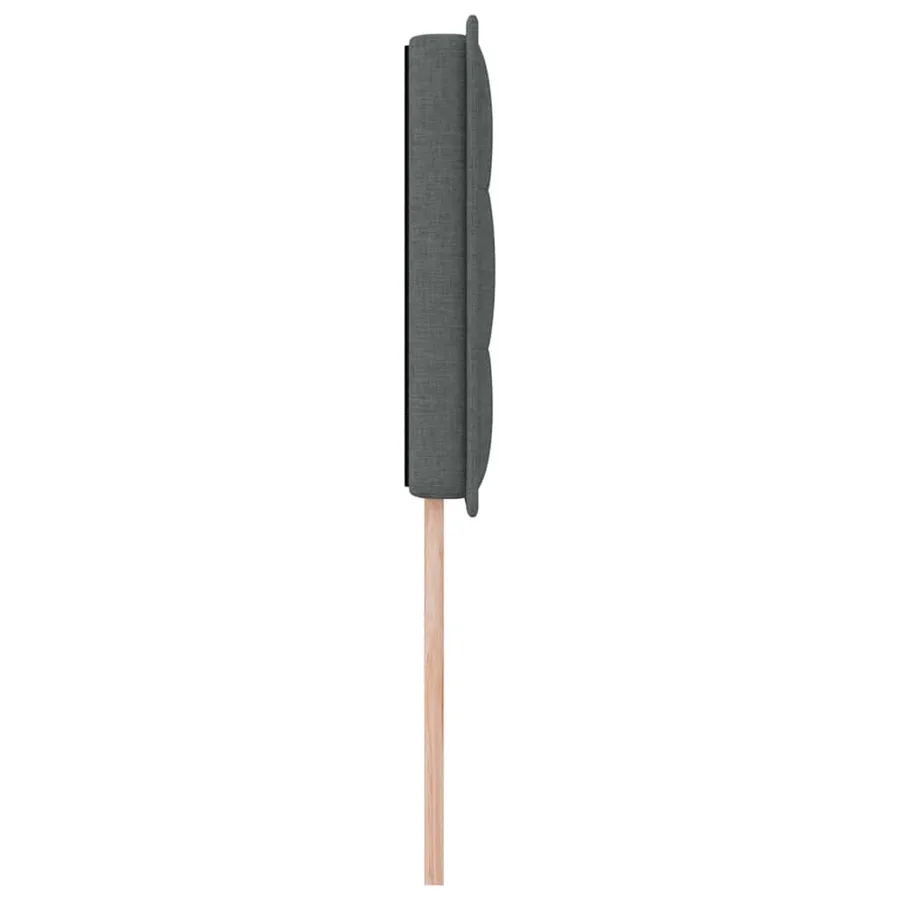 Tête de lit Gris foncé 90 cm tissu - 6