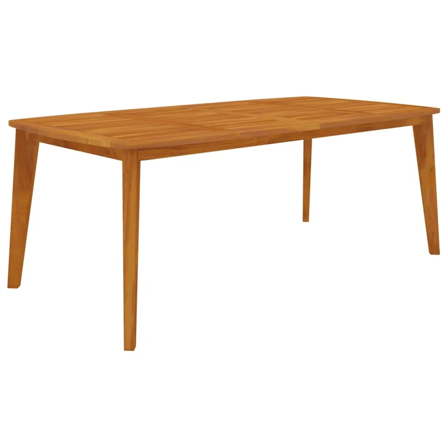 Table de jardin 200x100x75 cm Bois d'acacia solide - 2