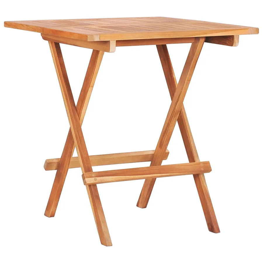 Ensemble de bistro 3 pcs avec coussins anthracite Bois de teck - 7