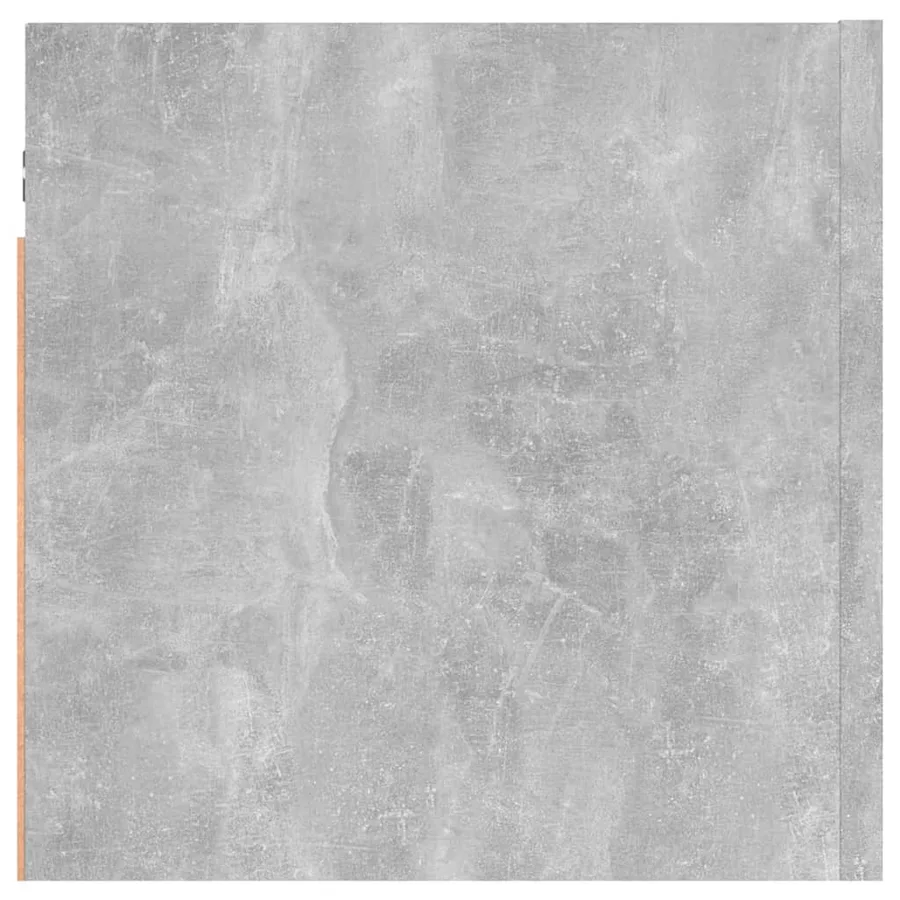 Table de chevet Gris béton 30,5x30x30 cm Bois d'ingénierie - 6