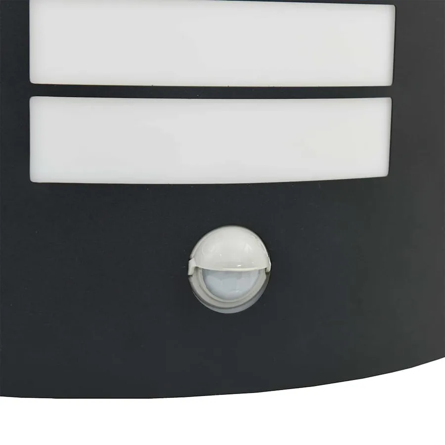 Applique Murale Extérieure 2 pcs Noir 23.5 x 9 x 26 cm - 10