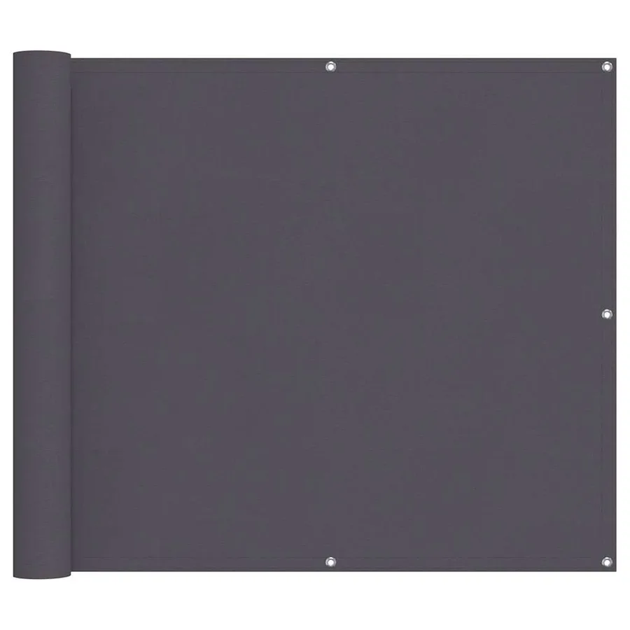 Écran de balcon Anthracite 90x300 cm Tissu Oxford - 2