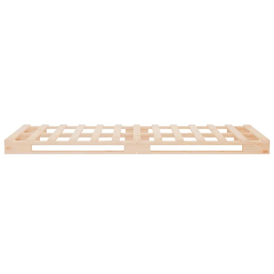 Lit de palette 90x190 cm Bois de pin massif Simple - 6