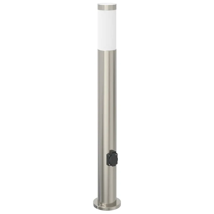 Borne lumineuse avec sortie 80 cm en acier inoxydable IP44 - 2