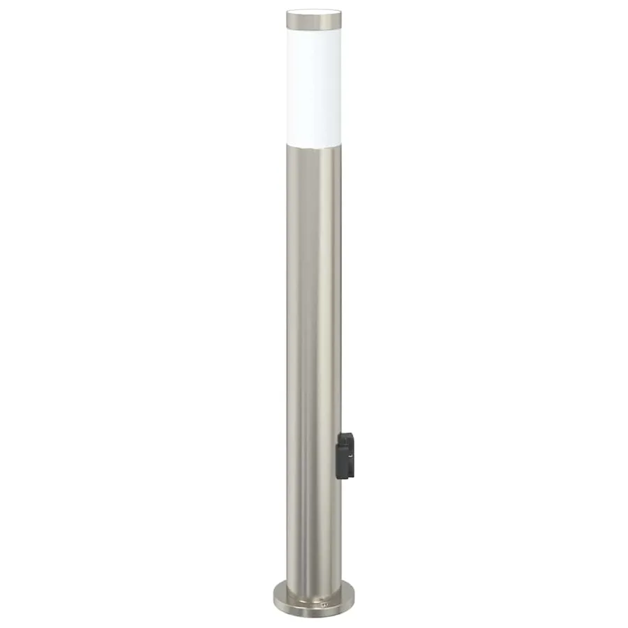 Borne lumineuse avec sortie 80 cm en acier inoxydable IP44 - 4
