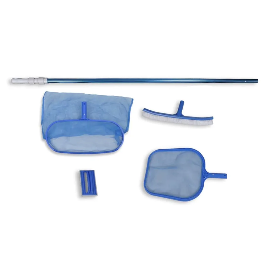 Pool Maintenance Kit with Telescopic Pole and Brush - 2