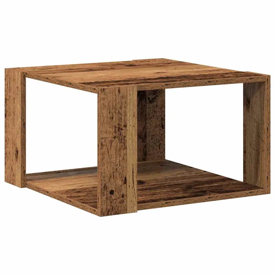 Table basse Bois Ancien 51,5 x 51,5 x 30 cm Bois d'ingénierie - 7