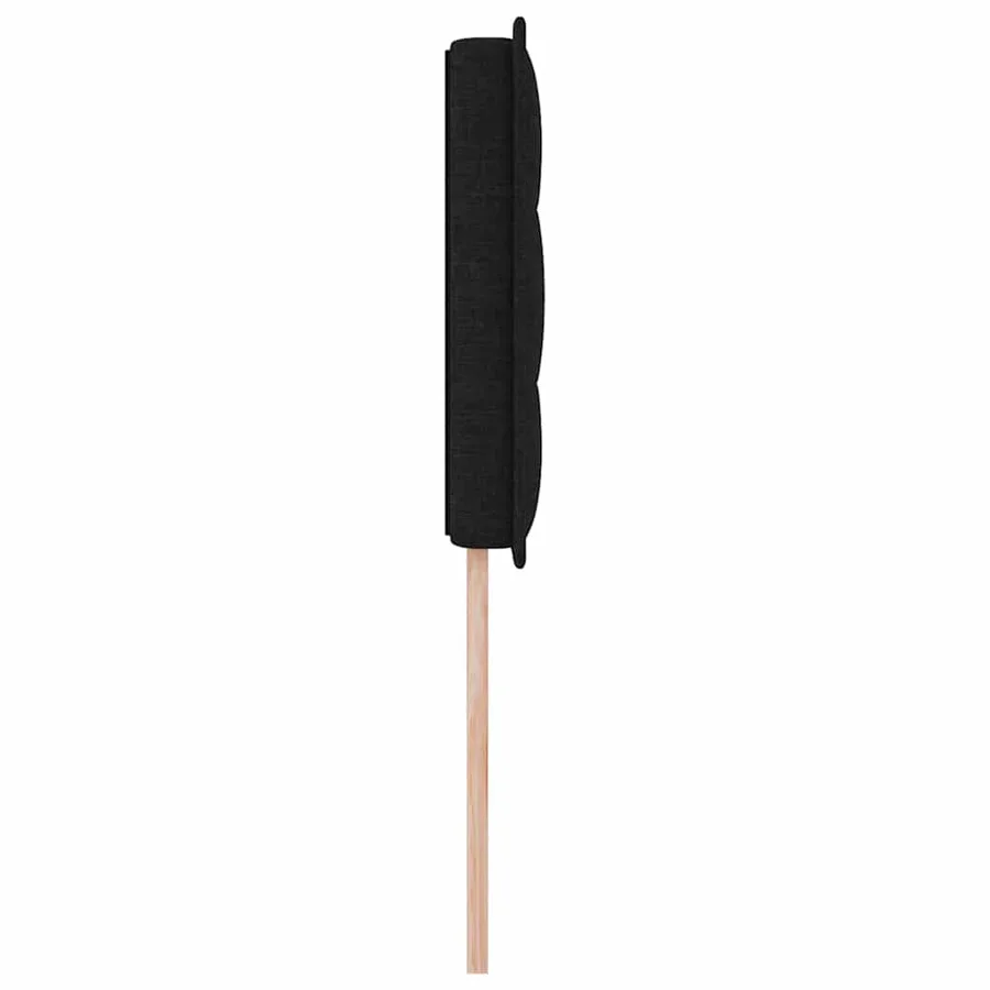 Tête de lit LED avec bandes LED Noir 90 cm tissu - 6