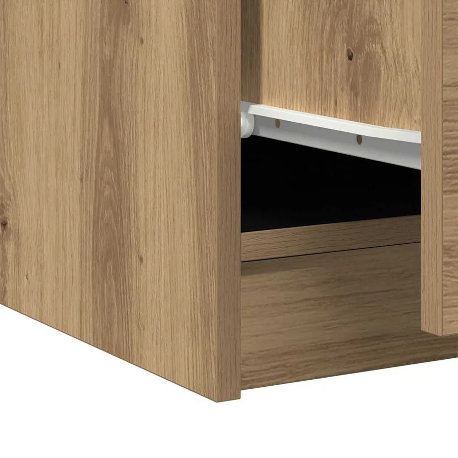 Cabinet de salle de bain Chêne artisanal 78 x 37 x 59 cm - 12