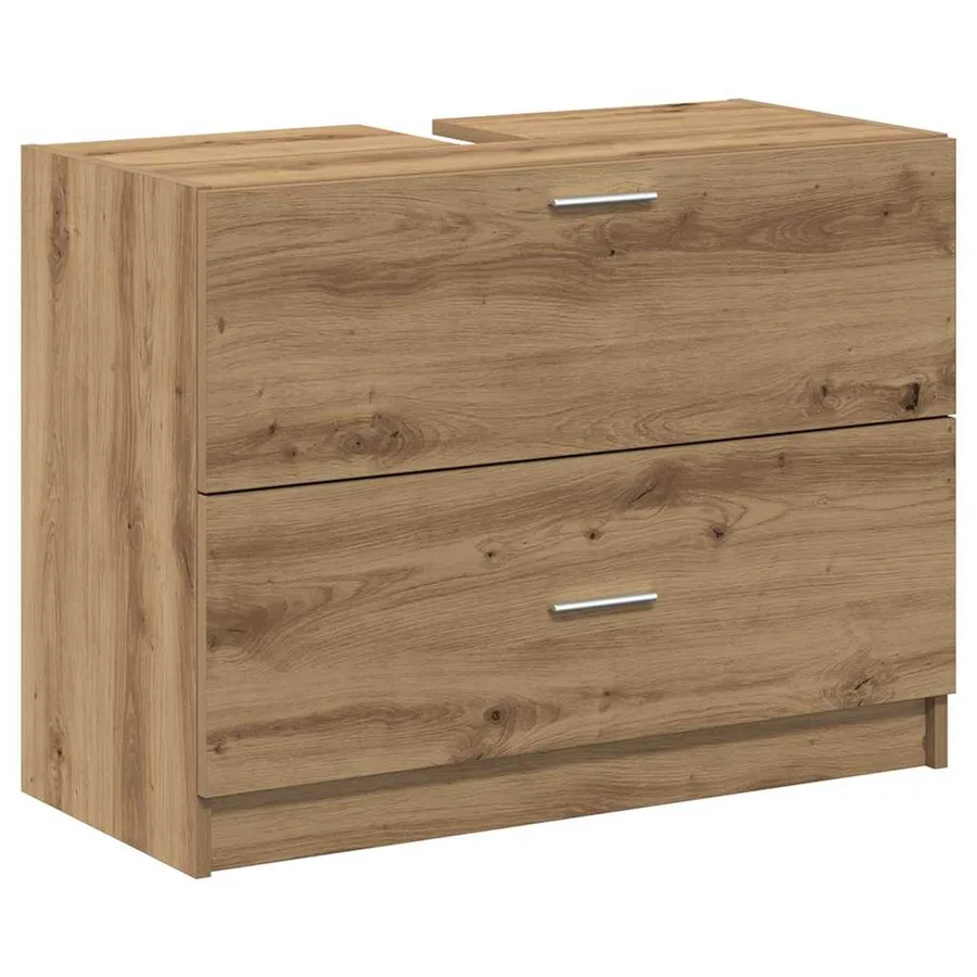 Cabinet de salle de bain Chêne artisanal 78 x 37 x 59 cm - 2