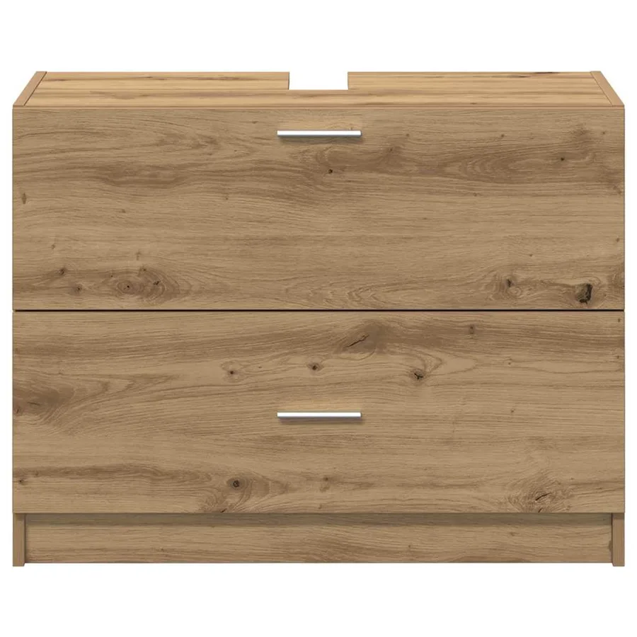 Cabinet de salle de bain Chêne artisanal 78 x 37 x 59 cm - 6