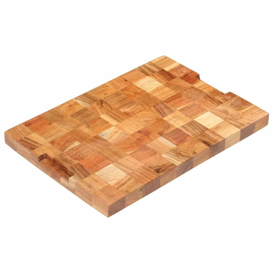 Planche à découper 50x34x3,8 cm Bois d'acacia massif - 12