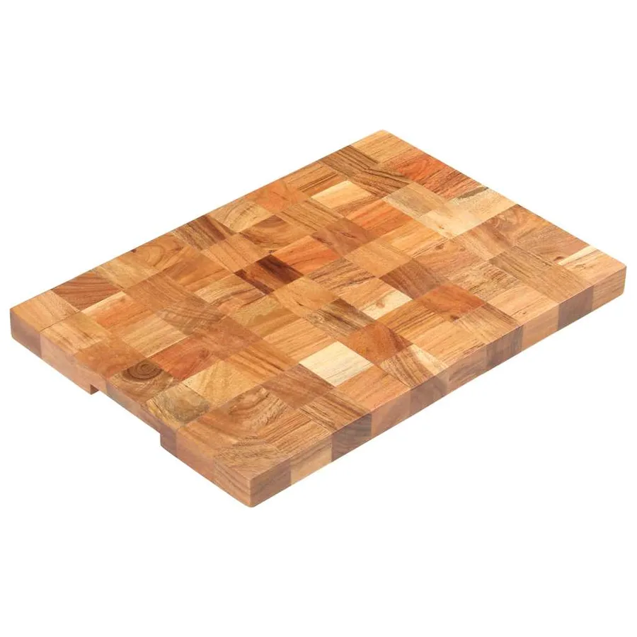 Planche à découper 50x34x3,8 cm Bois d'acacia massif - 8