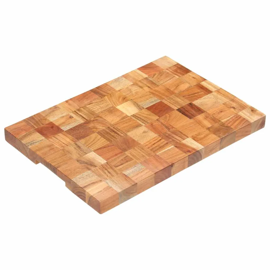 Planche à découper 50x34x3,8 cm Bois d'acacia massif - 9