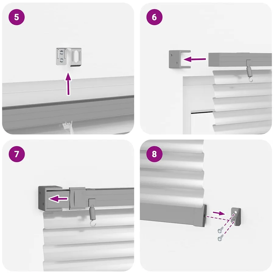 Stores vénitiens Argenté 220 x 145 cm Aluminium - 17
