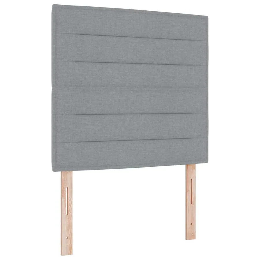 Tête de lit Gris clair 100 cm tissu - 2