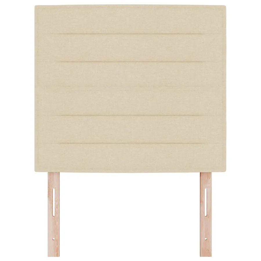 Tête de lit Crème 90 cm tissu - 4