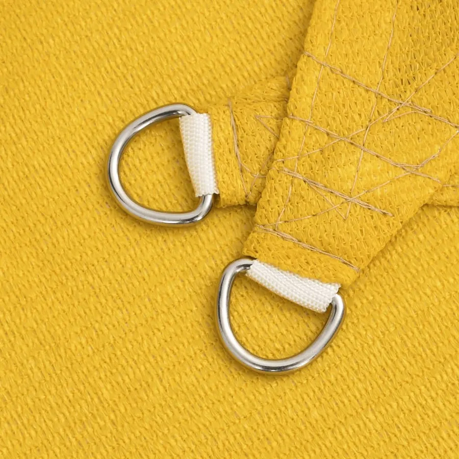 Voile d'ombrage 160 g/m² Jaune 2,5x2,5 m PEHD - 5