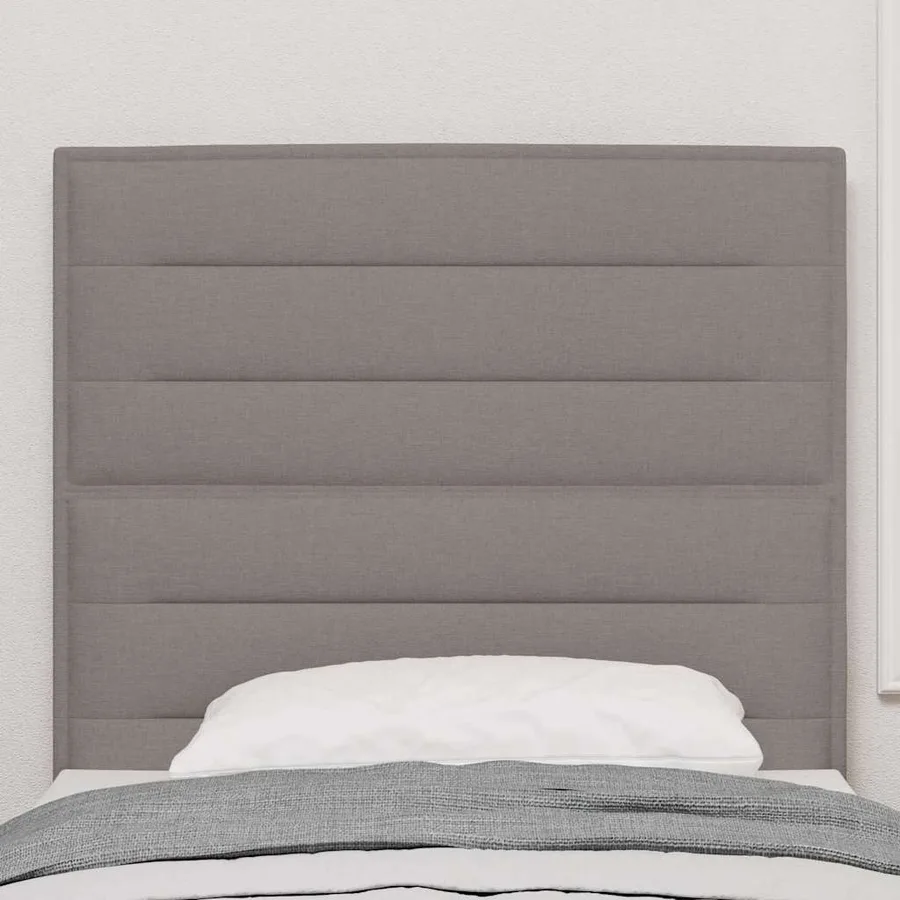 Tête de lit LED avec bandes LED Taupe 100 cm tissu - 3