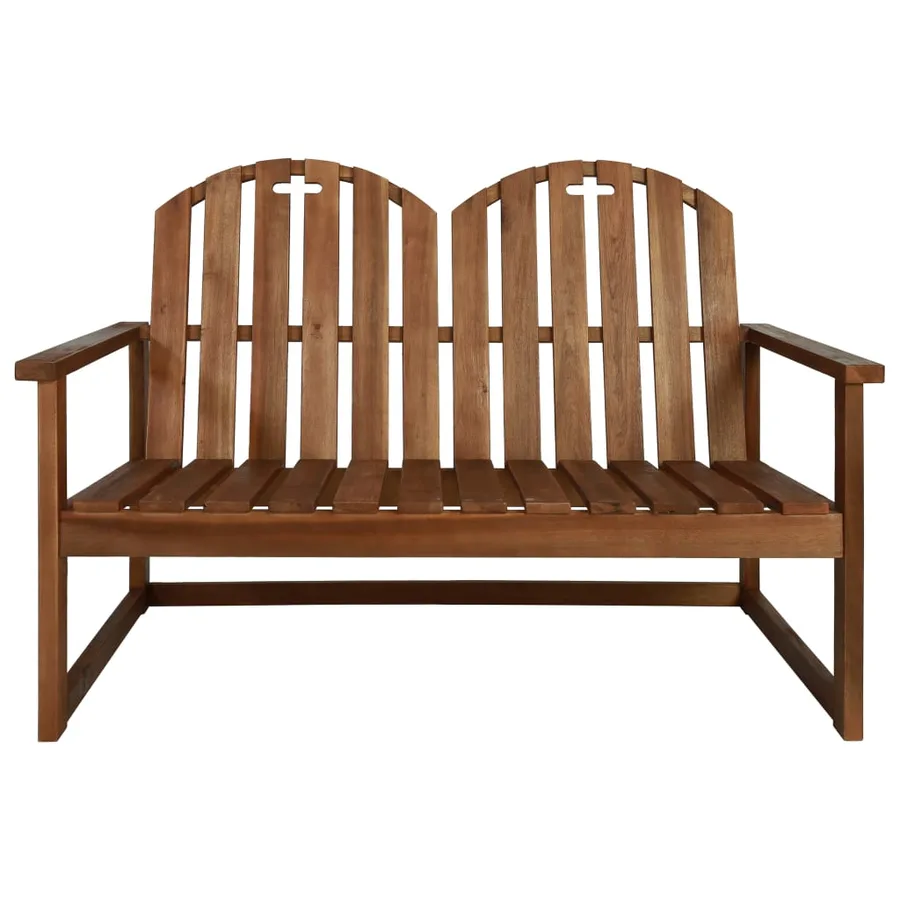 Banc de jardin 110 cm Bois d'acacia solide - 2