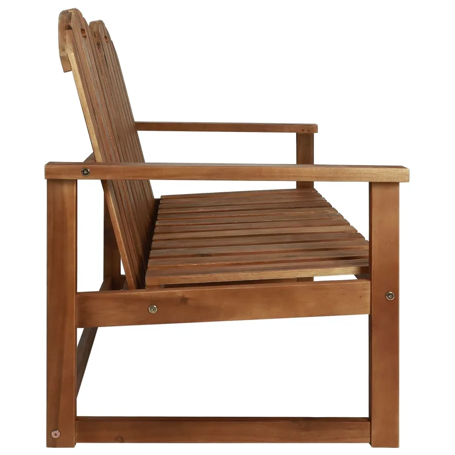 Banc de jardin 110 cm Bois d'acacia solide - 3