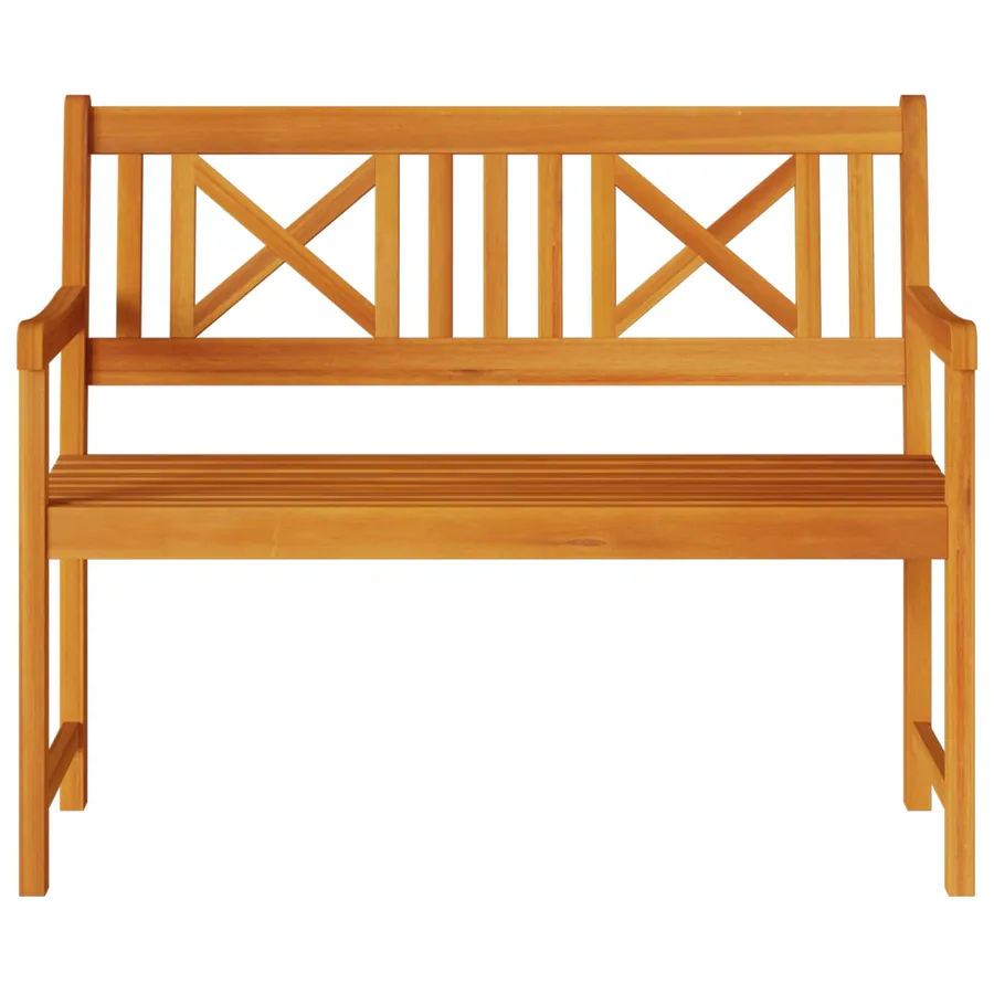 Banc extérieur Naturel 110 x 56 x 90 cm Bois d'Acacia Massif - 4