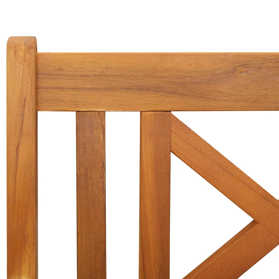 Banc extérieur Naturel 110 x 56 x 90 cm Bois d'Acacia Massif - 9