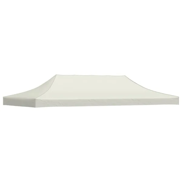 Toit de tente de réception 3 x 6 m Crème