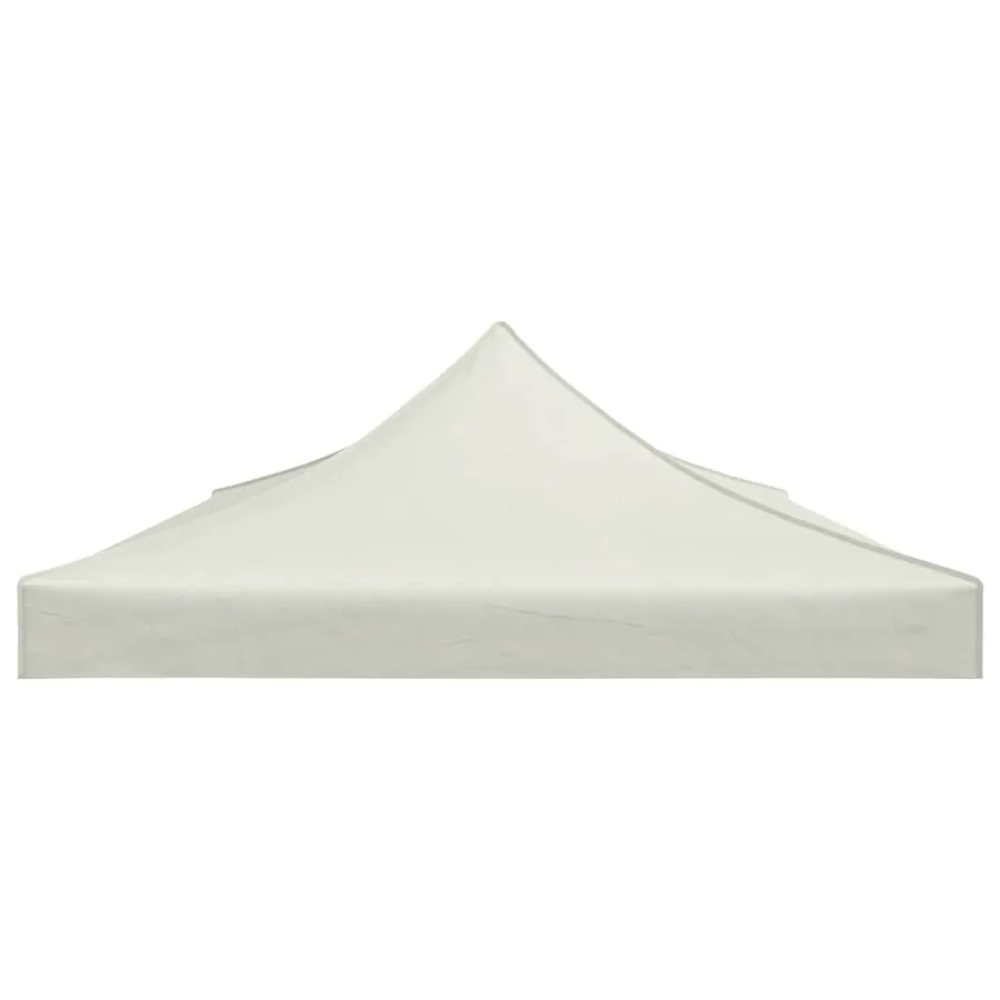 Toit de tente de réception 3 x 6 m Crème - 2