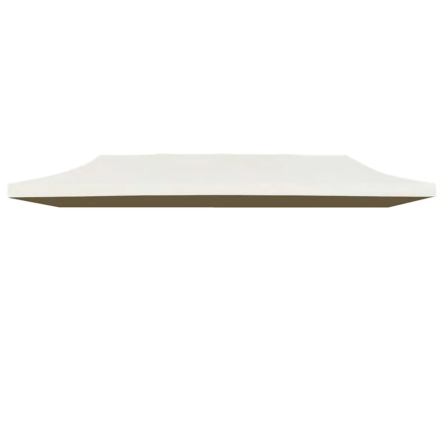 Toit de tente de réception 3 x 6 m Crème - 3