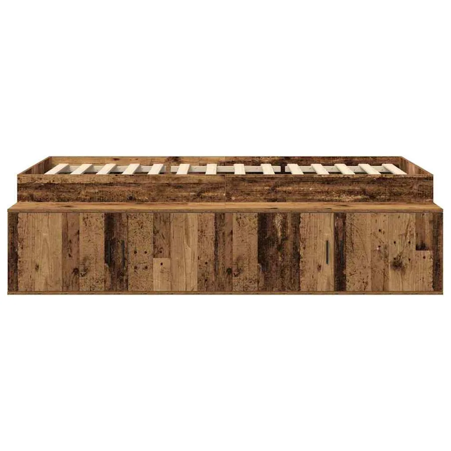 Cadre de lit Bois Ancien 90 x 200 cm Bois d'ingénierie - 5