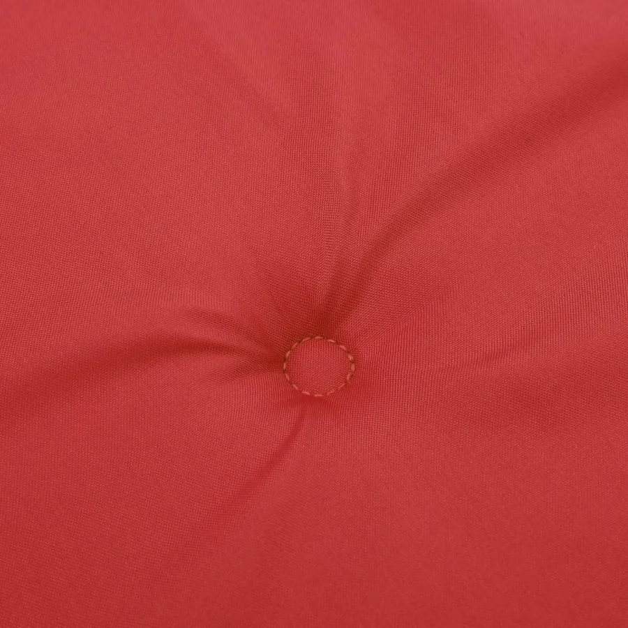 Coussins de chaise de jardin à dossier bas lot de 2 rouge - 8