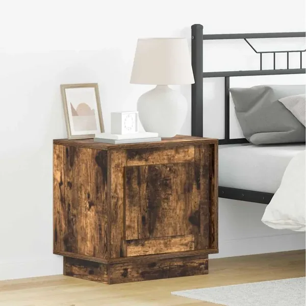 Cabinet de chevet Chêne fumé 44 x 34,5 x 45 cm