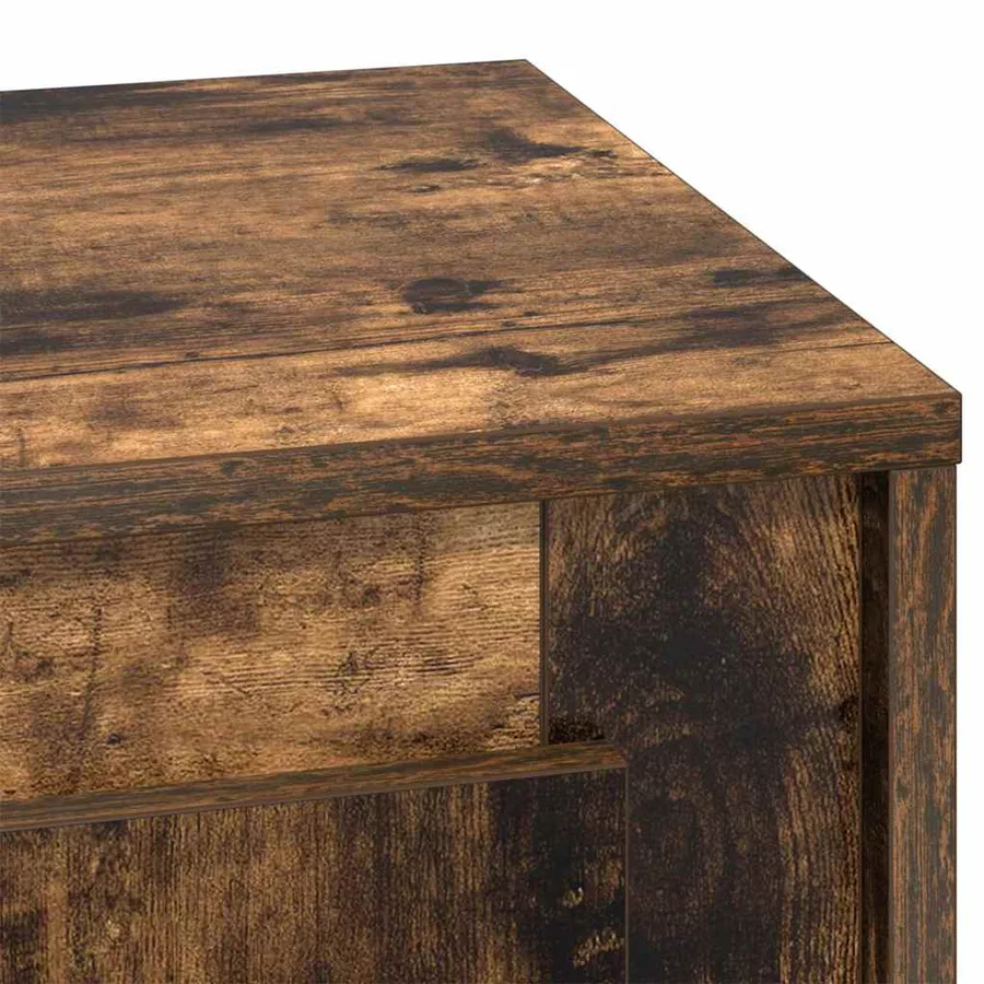 Cabinet de chevet Chêne fumé 44 x 34,5 x 45 cm - 10