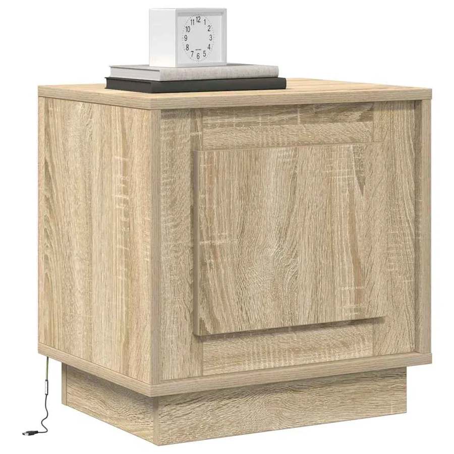 Cabinet de chevet Chêne Sonoma 44 x 34,5 x 45 cm - 3