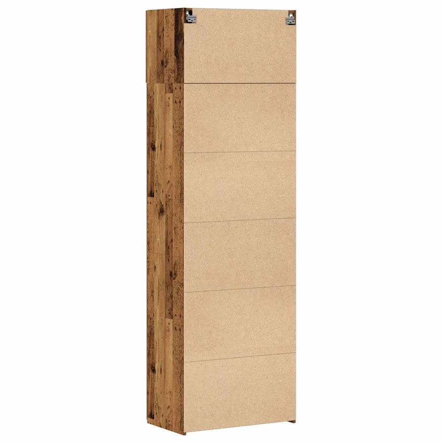 Armoire de rangement 2 pcs Bois ancien 70 x 42,5 x 185 cm - 8