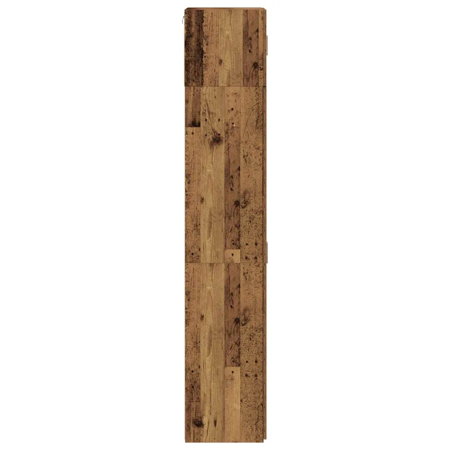 Armoire de rangement 2 pcs Bois ancien 70 x 42,5 x 185 cm - 9