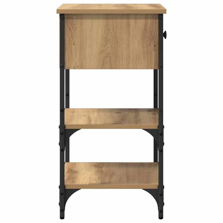 Cabinet de chevet Marron 33,5 x 36 x 70 cm Bois d’ingénierie - 7