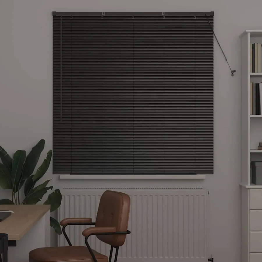 Stores vénitiens Noir 130 x 135 cm Aluminium - 3