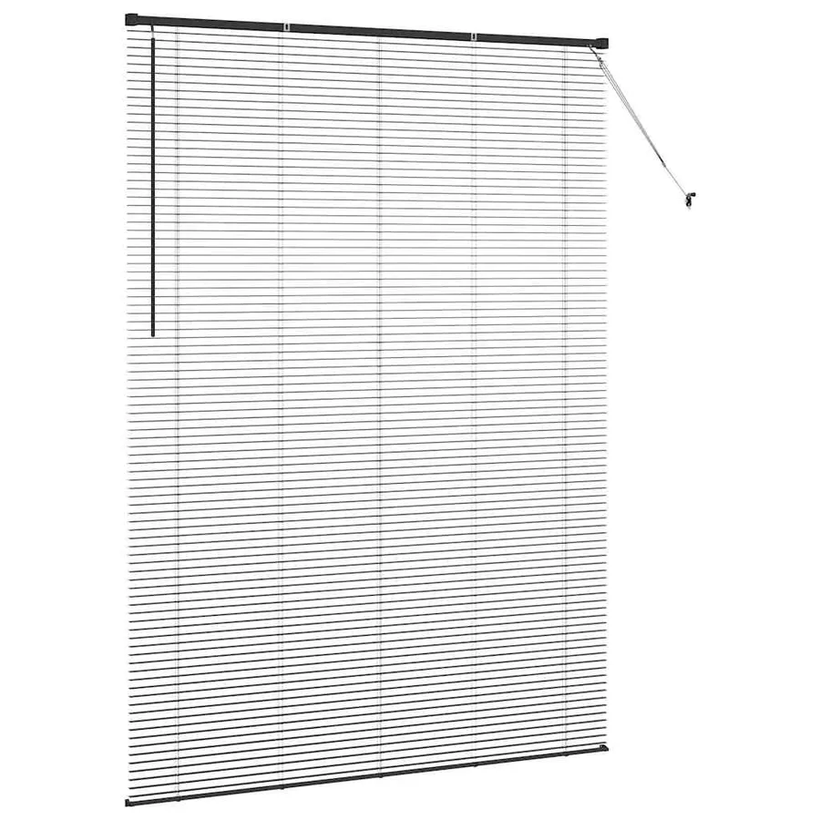 Stores vénitiens Noir 220 x 155 cm Aluminium - 6