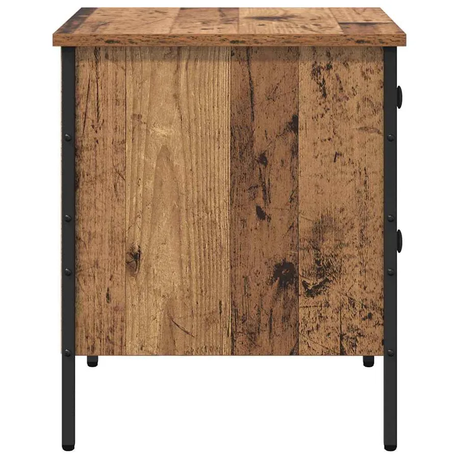 Cabinet de Chevet avec tiroir Bois ancien 40 x 42 x 50 cm - 7